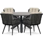 Coco Custa/Xento 120 cm dining tuinset 5-delig