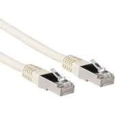 ACT IB3601 LSZH SFTP CAT6A Patchkabel Ivoor - 1 meter
