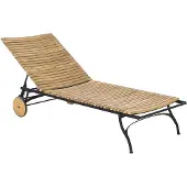 Beliani LASCARI - Ligstoel - Lichtbruin - Hout