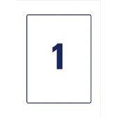 Avery Positioneeretiket Avery 8003 220x160mm bedrukt 5 stuks