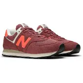 New Balance Sneakers laag '574' oranje / bourgogne