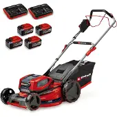 Einhell GP-CM 36/52 S Li BL accubestrijder, 4x 5.2Ah accu's, elektrische start, 18V, maximale snijbreedte.