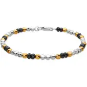Luxenter Armband met 18-karaats geelgouden afwerking en hematiet - Miluy
