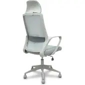 Piqueras Y Crespo Pro534, Beklede stoel, Netrugleuning, Grijs, Grijs, Textiel, Hout, Schuim, Netstof