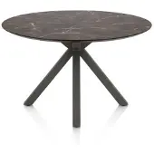 Henders & Hazel Caletta Esszimmertisch Oval HPL/Metall Kreuzfuß