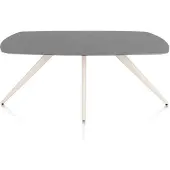 Xooon Saluti Esstisch oval 180 x 105 cm 4-Fuß-Gestell HPL
