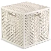 Curver Kaya Opbergmand Cube - 19L - 28x28x28 cm - Wit