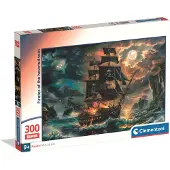 Clementoni - Puzzel - 300 Stukjes - Piraten - Kinderpuzzel - Vanaf 9 Jaar