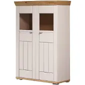 Wohn-Concept Country-L Vitrine Artisan Eiche Kaschmir