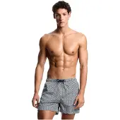 Emporio Armani herenbadpak met gemengd patroon (GA)