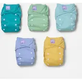 Bambino Mio Set van 5 herbruikbare luiers in pastelkleuren