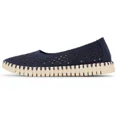 Ilse jacobsen Tulip3579 Dark Indigo Pearled Ivory Size: 37 | Ballerina Shoes Outlet | Dames | Wit