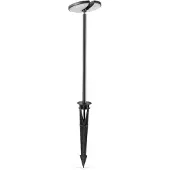 LEDS-C4 LED tuinpadverlichting - tuinlamp Invisible, zwart, Aluminium, Modern, LED buitenlamp