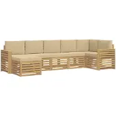 Syfax Buiten bankenset 7 pcs Wit en Beige