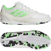 Adidas Top Sala Competition II Zaalvoetbalschoenen (IN) Kids Wit Lichtgroen Zwart