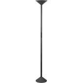 FABAS LUCE LED-uplighter vloerlamp Tratto, dimbaar, zwart, Woon-/ Eetkamer, metaal, Modern, LED vloerlamp