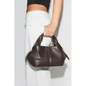 Gina Tricot Top handle detail baghandtassen Bruin ONESIZEDames