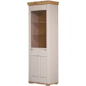 Wohn-Concept Country-L Vitrine Artisan Eiche Kaschmir