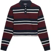 Superdry Shirt beige / donkerblauw / bloedrood