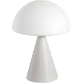 FABAS LUCE LED-tafellamp Blip, dimbaar, wit / opaal, Woon-/ Eetkamer, Glas, Modern, LED tafellamp