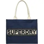 Superdry Dames Luxe marine tas (OSFA), Casual, Katoen, Marineblauw W9110381A