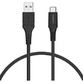 IMoshion Braided USB-C naar USB kabel - 1 meter - Zwart