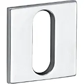 Artitec Sleutelrozet Mini vierkant 25mm mat chroom