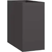 vidaXL Plantenbak 40x80x80 cm staal zwart