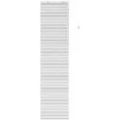 vidaXL Veneziaanse jaloezie, wit, 65 x 250 cm, 35 mm