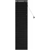 vidaXL Venetiaanse jaloezie Zwart 45 x 160 cm 35 mm