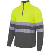 VELILLA Hoodie met rits hoge zichtbaarheid