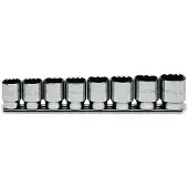 Beta 8-delige set dopsleutels twaalfkant (art. 920B) met support 920B/SB8 - 009200142