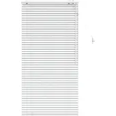vidaXL Venetiaanse jaloezie Wit 95 x 160 cm 35 mm