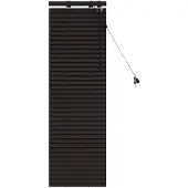 vidaXL Venetiaanse jaloezie Donkerbruin 40 x 130 cm 35 mm