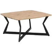 Wohnling Salontafel zwart vierkant 75x75 cm