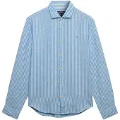 Superdry Overhemd blauw / wit