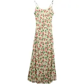 Superdry Jurk groen / pastelgroen / rood / wit