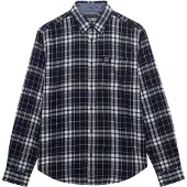 Superdry Overhemd blauw / navy / wit
