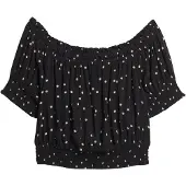 Superdry Blouse zwart / wit