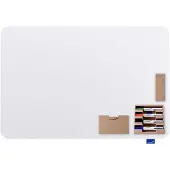 Legamaster Whiteboard ESSENCE - frameloos - geëmailleerd - B 900 x H 600 mm - met afgeronde hoeken