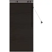vidaXL Venetiaanse jaloezie Donkerbruin 55 x 130 cm 35 mm