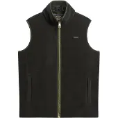 Superdry Estate Bodywarmer van Fleece Zwart Grootte: S