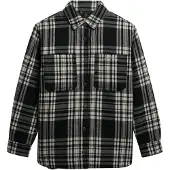 Superdry Blouse zwart / wit