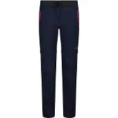 CMP - Girl's Stretch Zip Off Pant - Afritsbroek 104, blauw