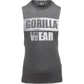 Gorilla wear Functioneel shirt 'Lopez' donkergrijs / wit