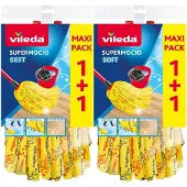 Vileda 2x Supermocio Soft Navulling 2 Stuks