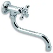 Titania Retro II - Wastafelkraan koud water, voor koud water, chroom 99107,0