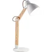 FABAS LUCE Tafellamp Sveva, hout licht, Werkkamer / Kantoor, Hout, Modern, tafellamp
