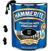 Hammerite Metaalverf Direct Roestbestendig Glanzend Zwart 0,7 l