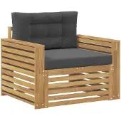 Syfax Tuinbank Polyester Wit en antracietkleurig